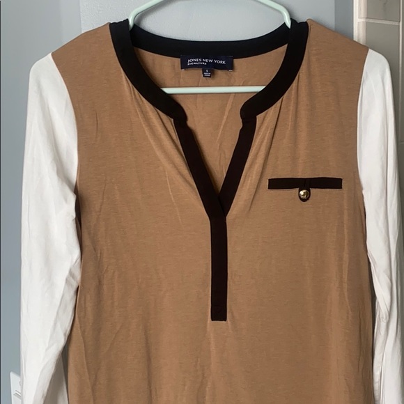 JONES NEW YORK size S SHIRT LONG SLEEVE - Picture 2 of 4